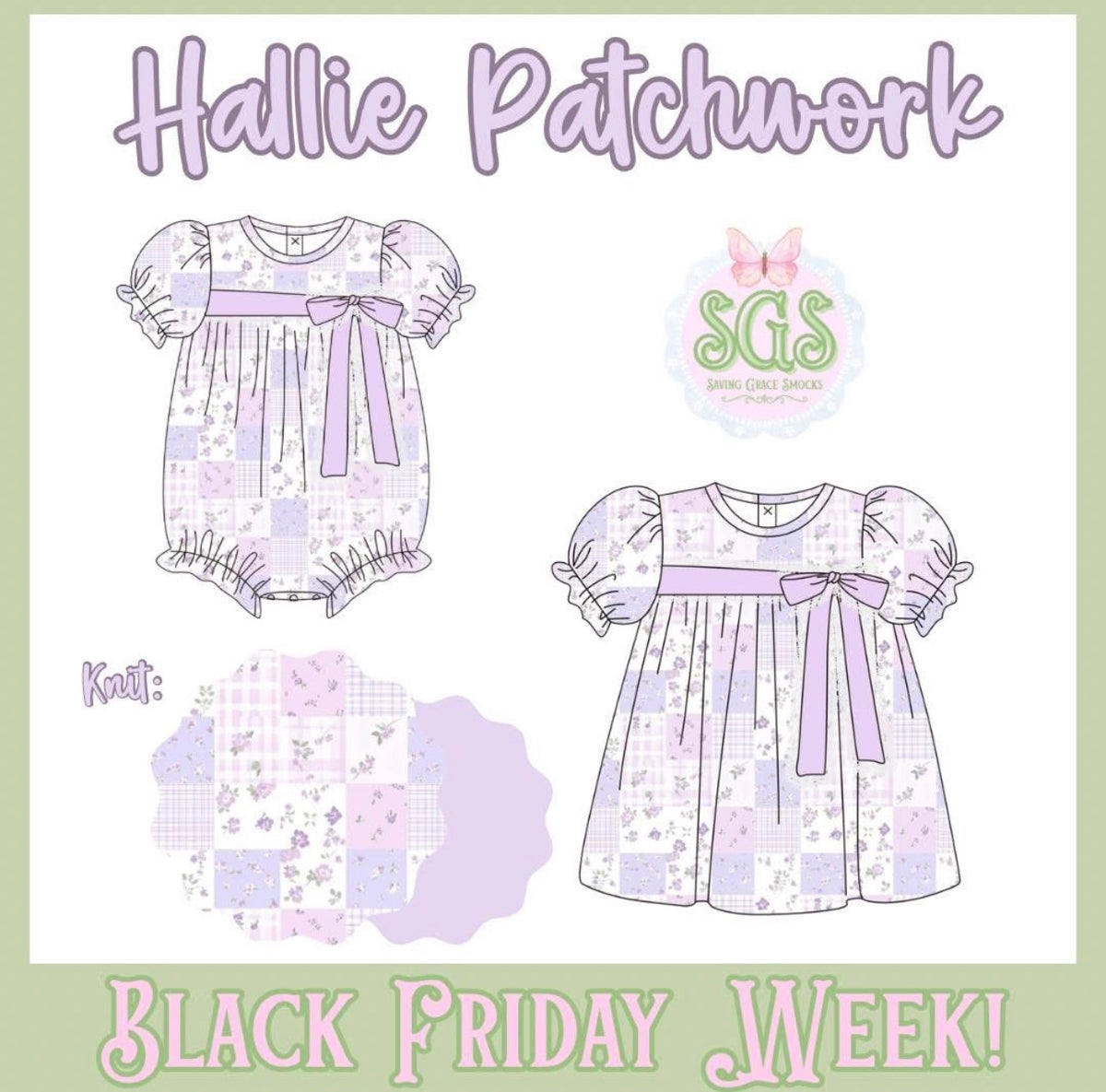 Hallie Patchwork ETA APRIL